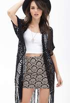 Thumbnail for your product : Forever 21 Textured Damask Mini Skirt