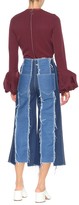 Thumbnail for your product : REJINA PYO Bella panelled wide-leg jeans