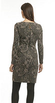 Thumbnail for your product : Badgley Mischka Belle Metallic Paisley Sheath Dress