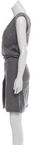 Thumbnail for your product : Brunello Cucinelli Sleeveless Midi Dress Grey