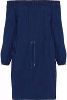 Thumbnail for your product : Rag & Bone Jean Drew Off-The-Shoulder Cotton-Chambray Mini Dress