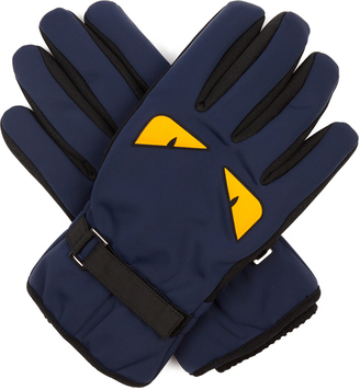 Fendi Bag Bugs-print gloves