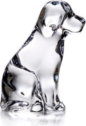 Simon Pearce Glass Dog