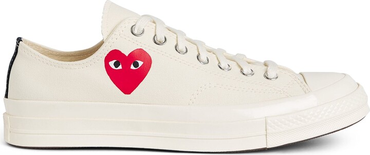 Comme des Garçons PLAY x Converse Heart Chuck Taylor All Star '70 Low-Top Sneakers