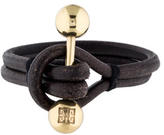 Thumbnail for your product : Givenchy Leather Wrap Bracelet