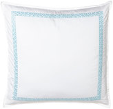 Thumbnail for your product : Trina Turk Turquoise Trellis Pillow with Floral Embroidery, 20"Sq.