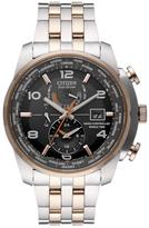Thumbnail for your product : Citizen Eco-Drive World Time A.T. Radio-Controlled Bracelet Mens Watch