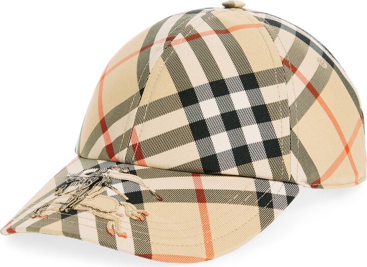 Burberry EKD Archive Check Baseball Cap