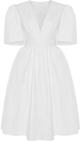 Thumbnail for your product : Alexander McQueen Puff-Sleeve Poplin Dress