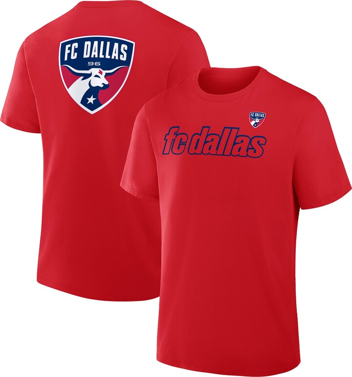 Fanatics MLS Adult FC Dallas Red 2-Hit T-Shirt, Men's, Small