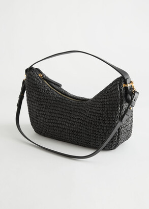 And other stories Woven Straw Shoulder Bag
