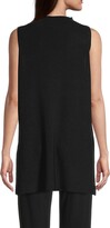 Thumbnail for your product : Eileen Fisher Funnel-Neck Knit Tunic Vest