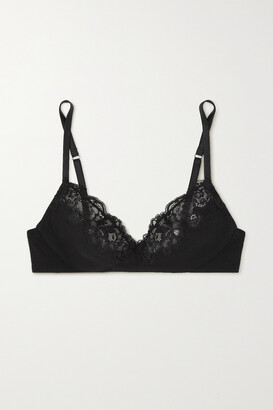 I.D. Sarrieri Anna Lace And Micro Modal-blend Jersey Soft-cup Bra