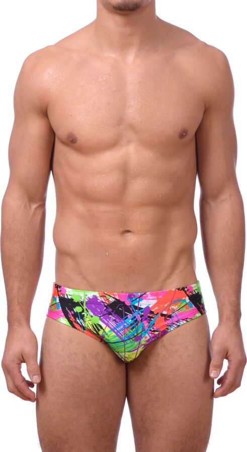 Speedo Swimsuit Men Men's Metallic Hot Body Bikini Swimsuit By