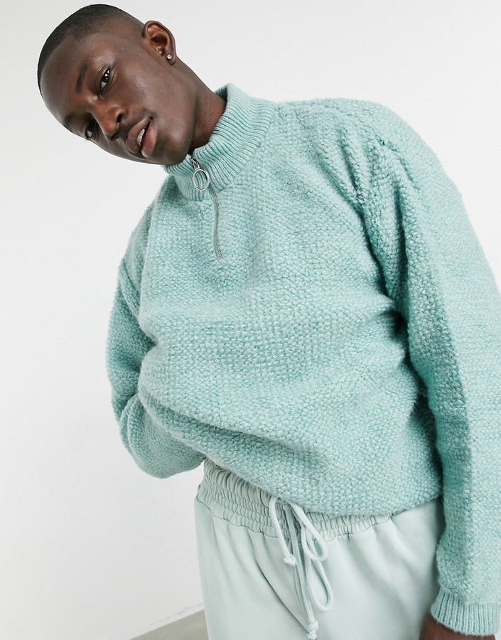 asos quarter zip jumper