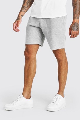 mens grey jersey shorts