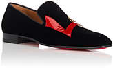 Thumbnail for your product : Christian Louboutin Men's Dandylove Velvet Venetian Loafers