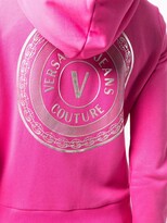 Thumbnail for your product : Versace Jeans Couture Logo-Print Zip-Up Hoodie
