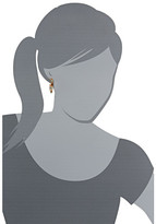 Thumbnail for your product : Lauren Ralph Lauren Cape Horn Large Horn With Turq Cabs 3/4 Hoop Earring