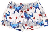 Thumbnail for your product : MC2 Saint Barth Dino Print Nylon Swim Shorts