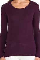 Thumbnail for your product : Autumn Cashmere Loose FF Hi Lo Crew Sweater