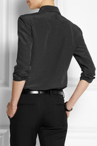 Thumbnail for your product : Saint Laurent Polka-dot silk shirt