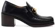 gucci leather horsebit loafers