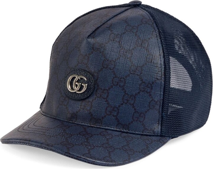 Gucci GG Logo-jacquard Denim Baseball Cap - ShopStyle Hats