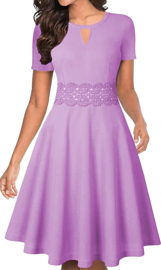 Purple Likely Cotton Rosanna Dress in Violet Womens Clothing Dresses Casual and day dresses 