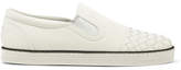 Bottega Veneta - Intrecciato Leather Sneakers - White