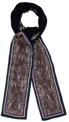 Undercover Cashmere-Lined Silk Scarf