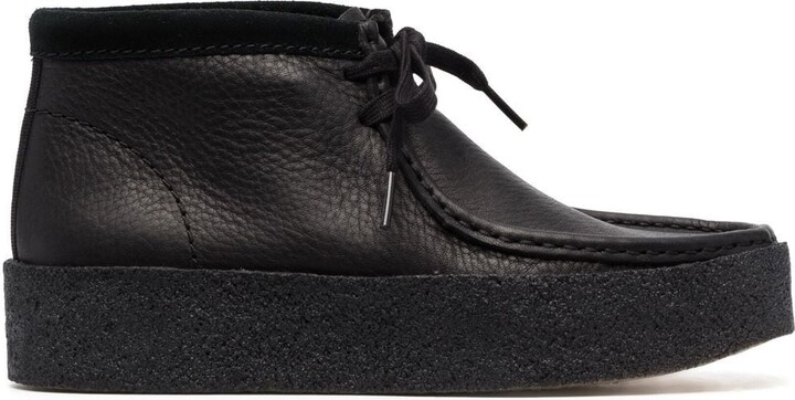 Wallabees Black Leather | Shop The Largest Collection | ShopStyle