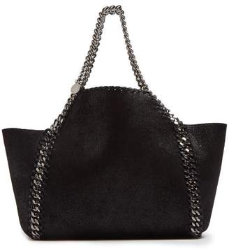 Stella McCartney Falabella Mini Reversible Faux Leather Tote Bag - Womens - Black