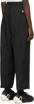 Thumbnail for your product : Y-3 Black CH1 Elegant 3-Stripe Trousers