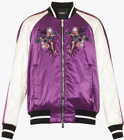 Floral Bomber Jacket Mens | ShopStyle