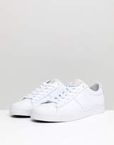 Thumbnail for your product : Polo Ralph Lauren Sayer Canvas Trainers In White