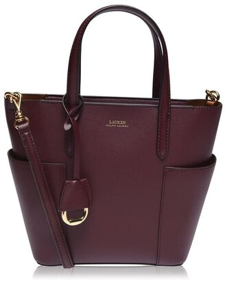 Lauren Ralph Lauren Leather Mini Carlyle Tote Bag
