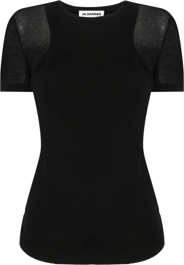 Jil Sander crepe T-shirt