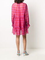 Thumbnail for your product : Philosophy di Lorenzo Serafini Checked Tiered Short Dress