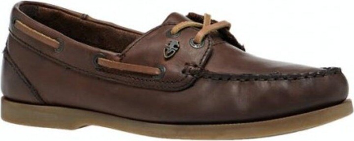 Moretta Avisa Leather Boat Shoes - ShopStyle Flats