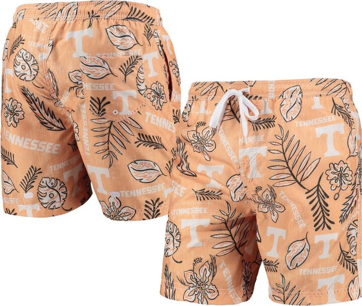 Wes & Willy Men's Tennessee Orange Tennessee Volunteers Vintage-Like Floral Swim  Trunks - ShopStyle