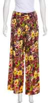 Thumbnail for your product : Jean Paul Gaultier Floral Printed Mid-Rise Pants