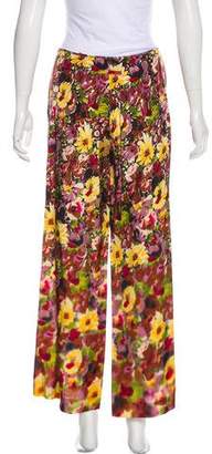 Jean Paul Gaultier Floral Printed Mid-Rise Pants