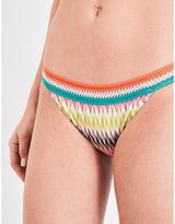 Thumbnail for your product : Missoni Geometric crochet-knit bikini bottoms