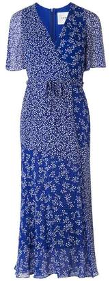 LK Bennett Elif Blue Silk Dress