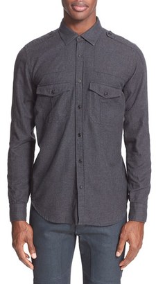 Belstaff Men's 'Steven' Brushed Flannel Shirt
