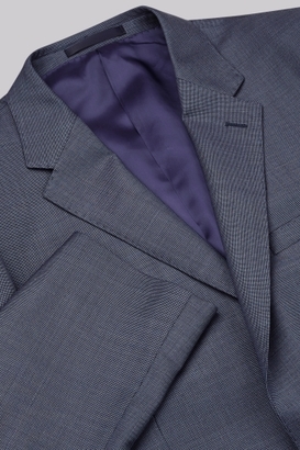 Ermenegildo Zegna Cloth 31509 Regular Fit Blue Semi Plain Suit