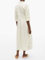 Thumbnail for your product : Jil Sander Garden Cotton-poplin Midi Shirtdress - Light Beige