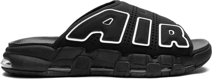 Nike Air More Uptempo OG "Black/White" slides - ShopStyle Flip Flop Sandals