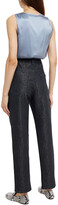 Thumbnail for your product : Brunello Cucinelli Metallic High-rise Straight-leg Jeans